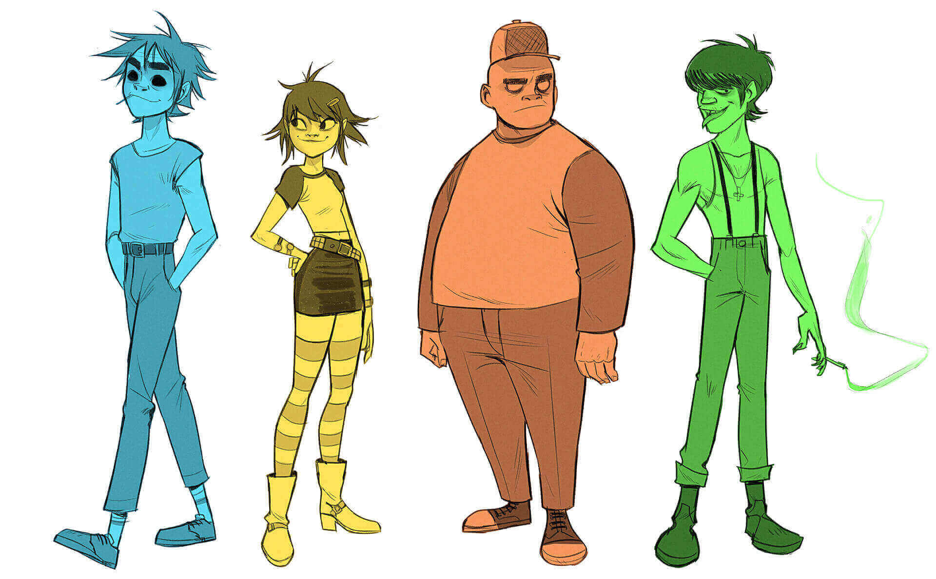 gorillaz concept art